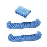 Maxbell 2Pcs Ice Skate Guards Ice Skating Protector for Ice Skates Winter Sports Men Blue