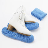 Maxbell 2Pcs Ice Skate Guards Ice Skating Protector for Ice Skates Winter Sports Men Blue