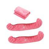 Maxbell 2Pcs Ice Skate Guards Ice Skating Protector for Ice Skates Winter Sports Men Pink