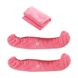Maxbell 2Pcs Ice Skate Guards Ice Skating Protector for Ice Skates Winter Sports Men Pink