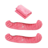 Maxbell 2Pcs Ice Skate Guards Ice Skating Protector for Ice Skates Winter Sports Men Pink