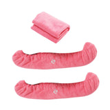 Maxbell 2Pcs Ice Skate Guards Ice Skating Protector for Ice Skates Winter Sports Men Pink