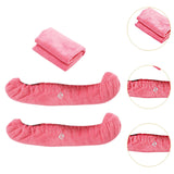 Maxbell 2Pcs Ice Skate Guards Ice Skating Protector for Ice Skates Winter Sports Men Pink