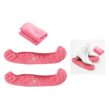 Maxbell 2Pcs Ice Skate Guards Ice Skating Protector for Ice Skates Winter Sports Men Pink