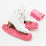 Maxbell 2Pcs Ice Skate Guards Ice Skating Protector for Ice Skates Winter Sports Men Pink