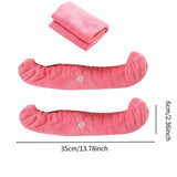 Maxbell 2Pcs Ice Skate Guards Ice Skating Protector for Ice Skates Winter Sports Men Pink