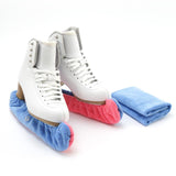Maxbell 2Pcs Ice Skate Guards Ice Skating Protector for Ice Skates Winter Sports Men Pink and Blue
