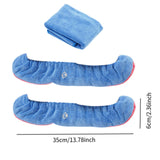 Maxbell 2Pcs Ice Skate Guards Ice Skating Protector for Ice Skates Winter Sports Men Pink and Blue
