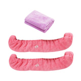 Maxbell 2Pcs Ice Skate Guards Ice Skating Protector for Ice Skates Winter Sports Men Pink and Purple