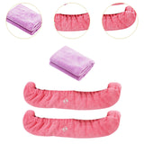 Maxbell 2Pcs Ice Skate Guards Ice Skating Protector for Ice Skates Winter Sports Men Pink and Purple