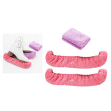 Maxbell 2Pcs Ice Skate Guards Ice Skating Protector for Ice Skates Winter Sports Men Pink and Purple
