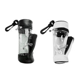 Maxbell Golf Ball Bag PU Leather Golf Ball Holder Bag Golf Ball Carry Bag Golf Pouch White