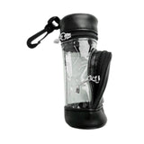 Maxbell Golf Ball Bag PU Leather Golf Ball Holder Bag Golf Ball Carry Bag Golf Pouch Black