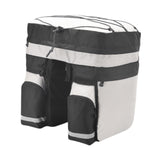 Maxbell Bike Pannier Large Capacity Luggage Bicycle Bag for Road Bike Cycling Travel Gray