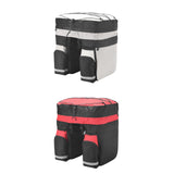 Maxbell Bike Pannier Large Capacity Luggage Bicycle Bag for Road Bike Cycling Travel Gray