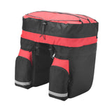 Maxbell Bike Pannier Large Capacity Luggage Bicycle Bag for Road Bike Cycling Travel Red