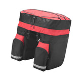 Maxbell Bike Pannier Large Capacity Luggage Bicycle Bag for Road Bike Cycling Travel Red