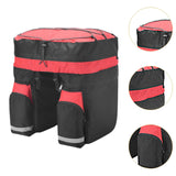 Maxbell Bike Pannier Large Capacity Luggage Bicycle Bag for Road Bike Cycling Travel Red