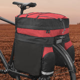 Maxbell Bike Pannier Large Capacity Luggage Bicycle Bag for Road Bike Cycling Travel Red