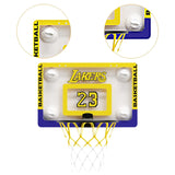 Maxbell Door Hanging Basketball Hoop Easter Shatterproof Backboard for Teens Outdoor 52cmx36cm