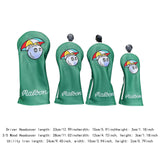 Maxbell 4x Golf Head Cover for Golf Club Golfer Equipment Portable Protective Sleeve Green