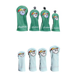 Maxbell 4x Golf Head Cover for Golf Club Golfer Equipment Portable Protective Sleeve Green