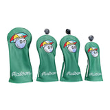 Maxbell 4x Golf Head Cover for Golf Club Golfer Equipment Portable Protective Sleeve Green