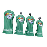 Maxbell 4x Golf Head Cover for Golf Club Golfer Equipment Portable Protective Sleeve Green