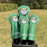 Maxbell 4x Golf Head Cover for Golf Club Golfer Equipment Portable Protective Sleeve Green