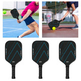 Maxbell Pickleball Racket Carbon Fiber Pickleball Racket for Outdoor Sports Training Style A