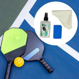 Maxbell Pickleball Racket Cleaning Spray with Sponge 100 ml Portable Maintenance Kit Square Bottle Set