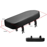 Maxbell Bicycle Rear Seat Cushion PU Leather Cushion for Folding Bikes Touring Bikes Large