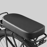 Maxbell Rear Rack Seat Sponge Cushion Bike Rear Seat for Touring Bikes Folding Bikes Large