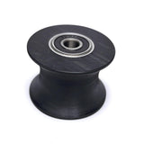 Maxbell Elliptical Roller Wheel 2.76inchx2.03inch Equipment for Garage Adults Indoor