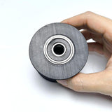 Maxbell Elliptical Roller Wheel 2.76inchx2.03inch Equipment for Garage Adults Indoor