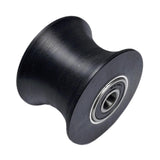 Maxbell Elliptical Roller Wheel 2.76inchx2.03inch Equipment for Garage Adults Indoor