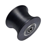 Maxbell Elliptical Roller Wheel 2.76inchx2.03inch Equipment for Garage Adults Indoor