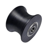 Maxbell Elliptical Roller Wheel 2.76inchx2.03inch Equipment for Garage Adults Indoor