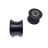 Maxbell Elliptical Roller Wheel 2.76inchx2.03inch Equipment for Garage Adults Indoor