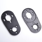 Maxbell 2 Pieces Electric Skateboard Motor Mount Bracket Compact Adjustable Hardware