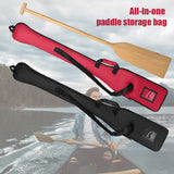 Maxbell Dragon Boat Paddle Storage Bag Organizer Accessory Wear Resistant 131x21.5cm Black