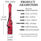 Maxbell Dragon Boat Paddle Storage Bag Organizer Accessory Wear Resistant 131x21.5cm Red