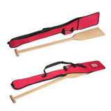 Maxbell Dragon Boat Paddle Storage Bag Organizer Accessory Wear Resistant 131x21.5cm Red