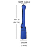 Maxbell Dragon Boat Paddle Storage Bag Organizer Accessory Wear Resistant 131x21.5cm Blue