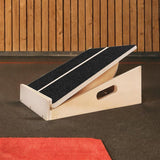 Maxbell Slant Board Calf Stretcher Wood Adjustable Balance Board for Sports Gym Home