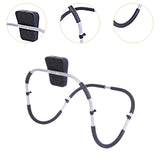 Maxbell Situp Training Tool Steel for Abdominal Core Strength Training Gym Use Belly black