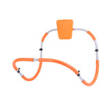Maxbell Situp Training Tool Steel for Abdominal Core Strength Training Gym Use Belly orange