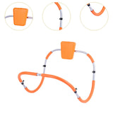 Maxbell Situp Training Tool Steel for Abdominal Core Strength Training Gym Use Belly orange