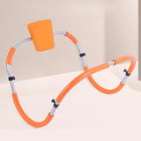 Maxbell Situp Training Tool Steel for Abdominal Core Strength Training Gym Use Belly orange