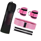 Maxbell Barbell Pad Set Comfortable Gift Binding Straps Neck Shoulder Back Protector